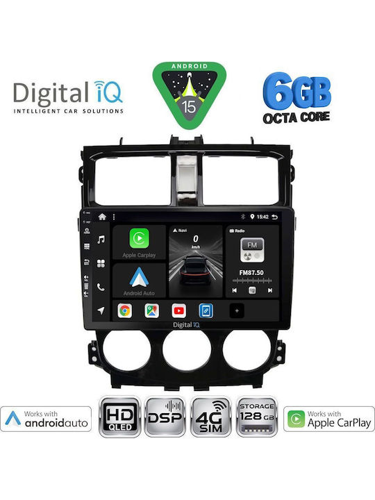 Digital IQ Car Audio System for Mitsubishi Colt 2013-2023 (Bluetooth/USB/WiFi/GPS/Apple CarPlay/Android Auto) with 9" Touch Screen