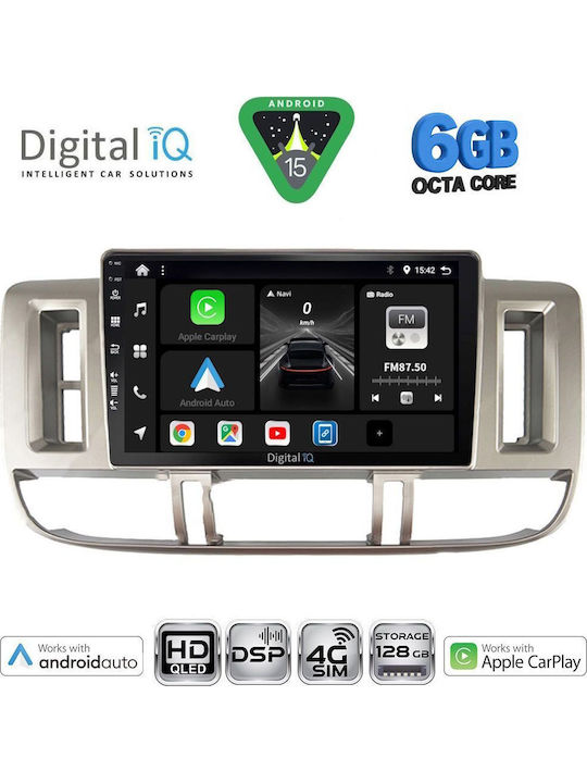 Digital IQ Car Audio System for Nissan X-Trail 2000-2004 (Bluetooth/USB/WiFi/GPS/Apple CarPlay/Android Auto) with 9" Touch Screen