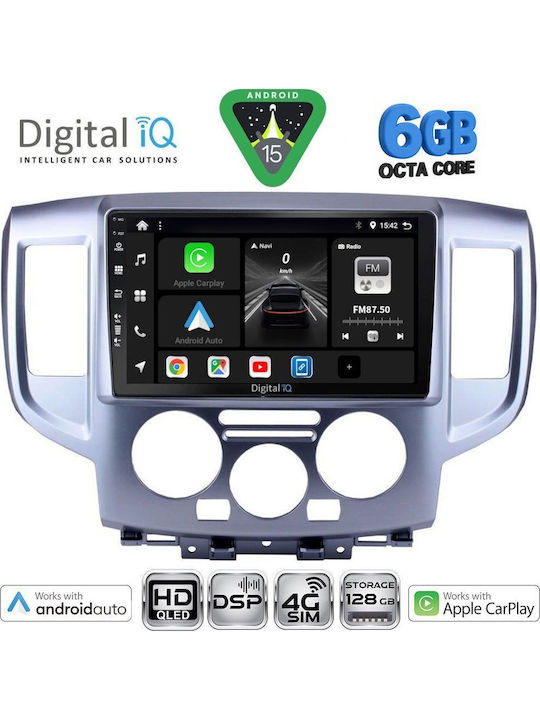 Digital IQ Car Audio System for Nissan NV200 2009-2020 Bluetooth USB WiFi GPS Apple CarPlay Android Auto with 9" Touch Screen