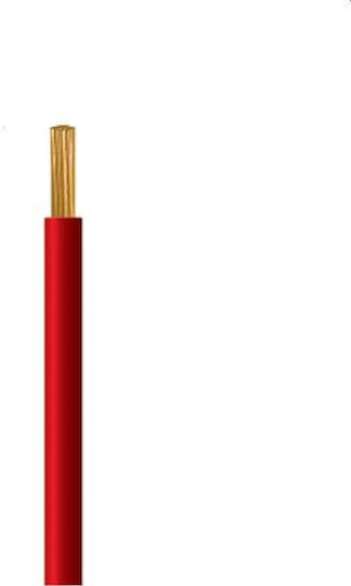 Εύκαμπτο Καλώδιο 1 X 6 Mm² Ho7v-k Nyaf Κόκκινο Vop