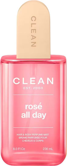 Clean Rose All Day Hair Scented Mist Women 236 Ml