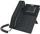 Fanvil V60p Verkabeltes IP-Telefon Schwarz