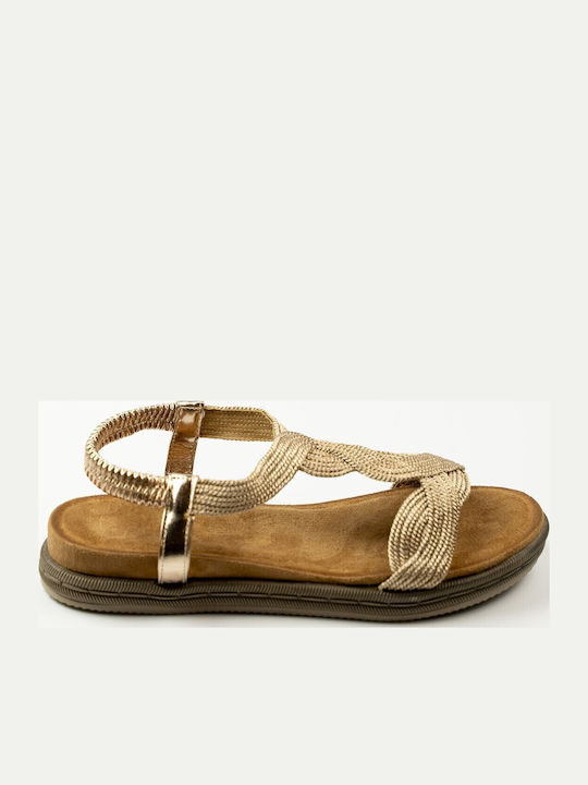 Fshoes Women's Flat Sandals Beige