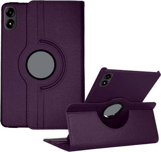 360° Rotating Stand Book Case Redmi Pad Pro 5g Redmi Pad Pro Xiaomi Poco Pad 5g 7s Gen 2 5g 12.1" Purple