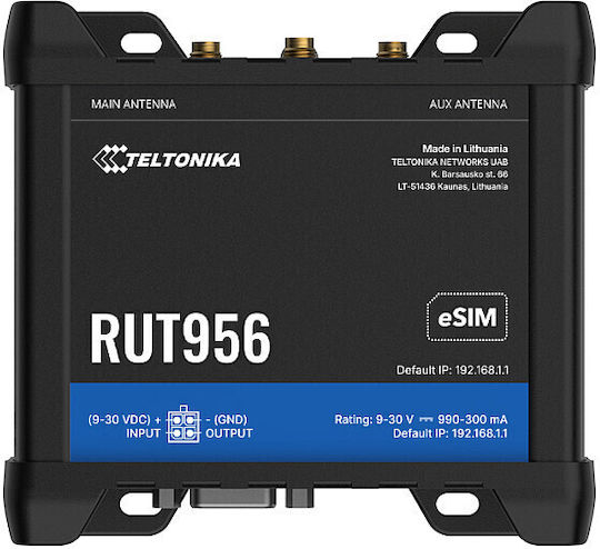 Teltonika RUT956 Router 4G Wireless cu 3 Porturi