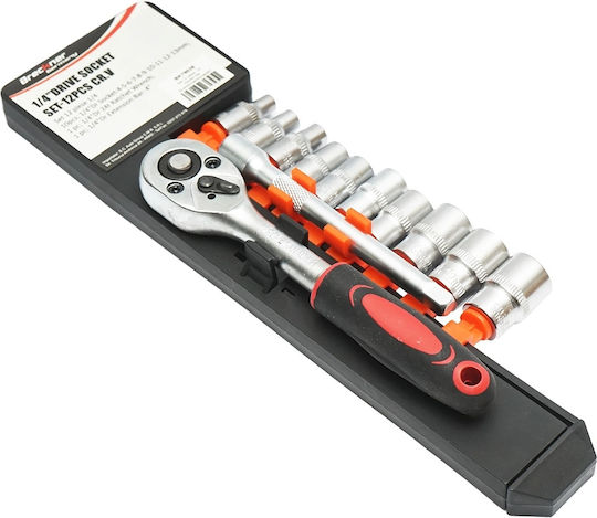 Breckner Ключ с Гнезда 1/4" 12 Броя