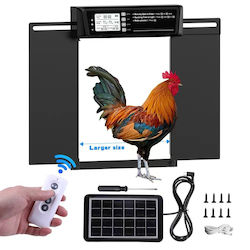 Automatische Garagentor mit Solarmodul 48x33cm