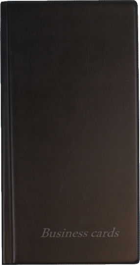 Държач за визитни картички 120x240mm 96 визитни картички визитни картички Lux Biurfol Черен