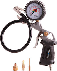 Tire Inflator Gun Led Pressure Gauge 10bar