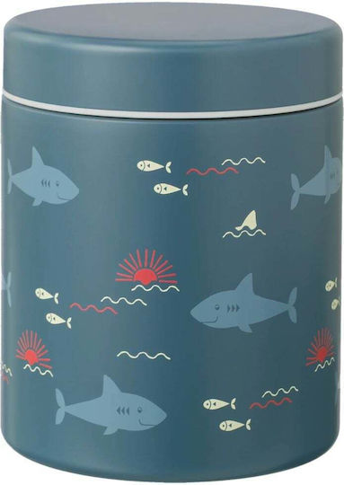 Fresk Baby Thermos für Lebensmittel Edelstahl Hai 500ml