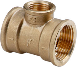 Țeavă Reductoare Din Alamă 3-4" X 1-2" X 3-4" Galben