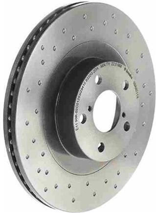 Brembo Xtra Bremsscheibe Auto Vorderseite Perforiert Ø293mm 09.a921.1x