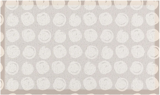 Artsy Mats Covoare De Intrare Antiderapant Taupe Dot Swirl Maro 70x40cm