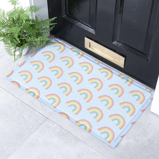 Artsy Mats Входен Килим Pastel Rainbow 70x40см DMWRAINBOWPASTEL-7040