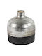 Atmosphera Decorative Black Ceramic Vase 15xH17cm