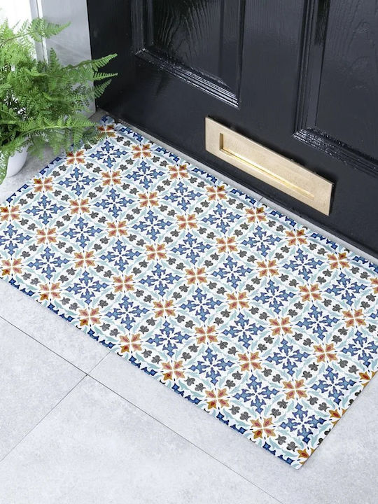Artsy Mats Doormat Ortigia Tile 70x40cm DMW Whi...