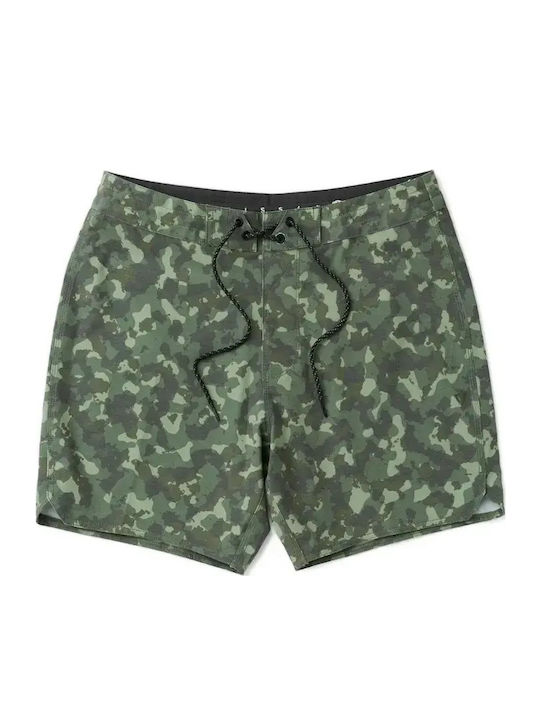 Vissla Men's Swimwear Bermuda Green Camo