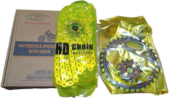 Roc Drive Chain Kit Gold Standard Honda Innova 125cc Anf Innova Injection 125cc Ie 14-35 420-104