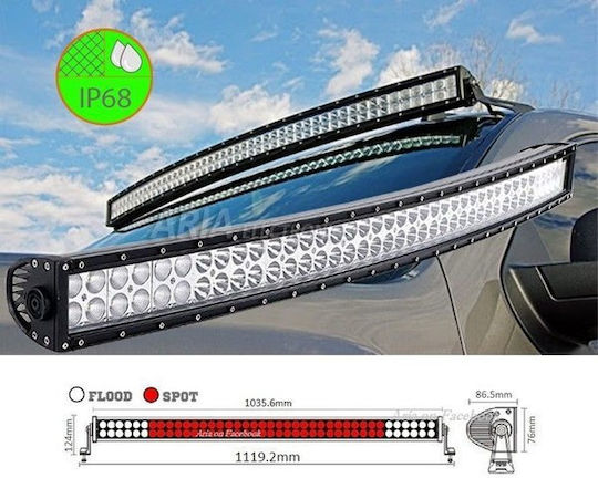 Gekrümmte LED Bars Dach 4x4 Ip68 Wasserdichte 1119mm