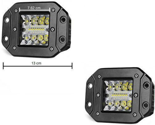 Προβολείς Led Εργασίας 39w Flush Mount Αδιάβροχοι Οχήματα