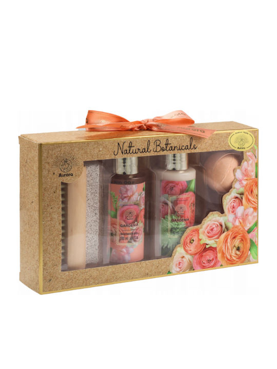 Aurora Natural Travel Set για Καθαρισμό Σώματος 4τμχ