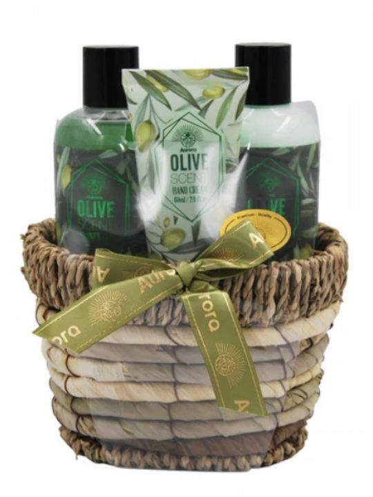 Aurora Natural Skin Care Set for Body Cleaning 3 Pieces