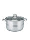 Rosberg Tiefroster Edelstahl Kochtopf 7,8l /