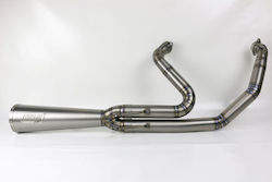 Kodlin Motorrad Auspuffanlage Next Level 2-1 Harley Davidson 17 25 Flt Touring Auspuffsystem Titan