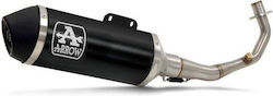 Arrow Vollsystem Auspuff Aluminium Dark Urban Carbon End Cap Honda Forza 350 '25-'26 Arrow Vollsystem Auspuff Aluminium Dark Urban Carbon End Cap Honda Forza 350 '25-'26