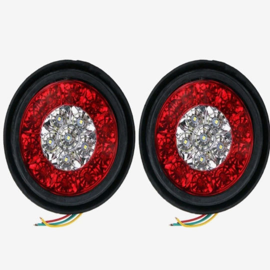 Комплект Кръгли Фарове За Камион 21 LED 63W 12V/24V OEM