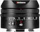 7artisans Full Frame Φωτογραφικός Φακός AF 40mm f/2.5 Σταθερός για Sony E Mount Μαύρος
