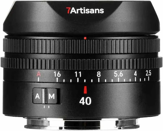 7artisans Full Frame Φωτογραφικός Φακός AF 40mm f/2.5 Σταθερός για Sony E Mount Μαύρος