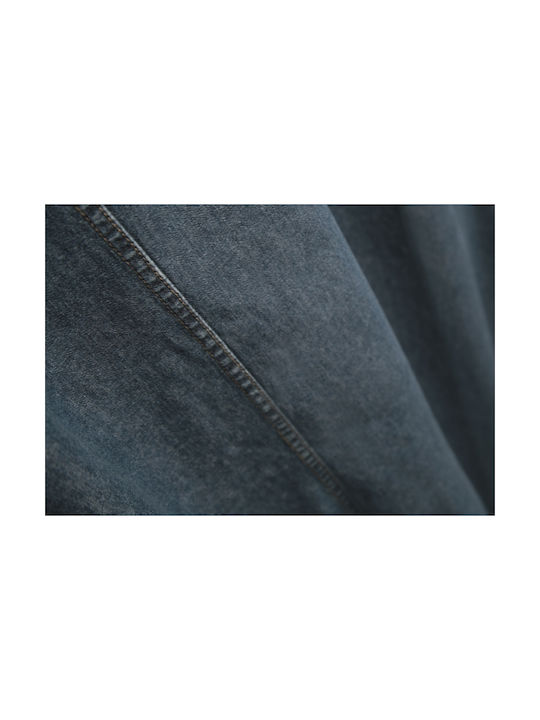 Graccioza Denim Jean Fabric Shower Curtain 180x200cm Blue