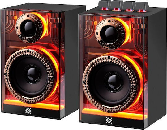 Defender Futuro Wireless Computer Speakers 2.0 with Bluetooth and 10W Power Black