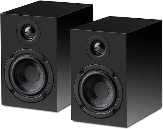 Pro-Ject Audio Box 5 Комплект Hi-Fi Тонколони За Библиотека 150W Ш16.5xД22xВ27см Черен High Gloss