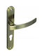 Gamet Middle Door Lever Antique Brass