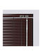 BetterHome 837298 Aluminum Blinds in Brown Color P80xH80cm