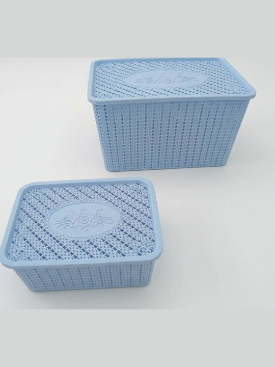 AGC Складова Кошница Пластмаса с Капак 25x18x10...