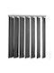 BetterHome 621083 Stoff Jalousie in Schwarz Farbe P80xH80cm