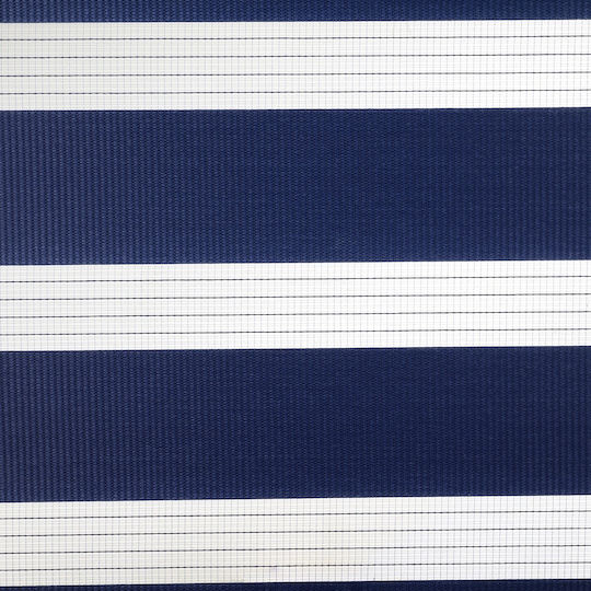 BetterHome Rollos Sichtschutz 525875 Partieller Blackout Doppelt Blau P120xH100cm