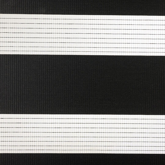 BetterHome Roller Blinds 525860 Partial Blackout Double Black Width 100xHeight 180cm MHB-7545-07-100x180
