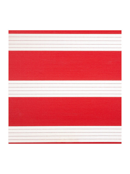BetterHome Roller Blinds 525871 Partial Blackout Double Red Width 100 Height 120cm MHB-7546-34-100x120