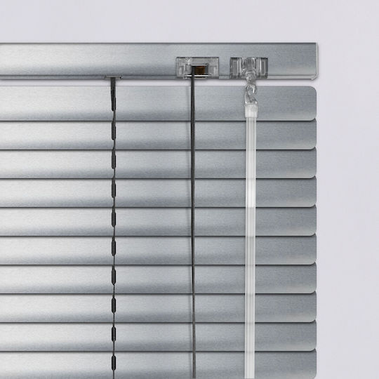 BetterHome 836055 Jalousie & Rollladen aus Aluminium in Silber Farbe P80xH80cm BetterHome