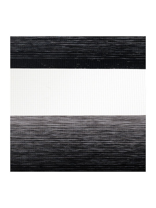 BetterHome Roller Blinds 525830 Partial Blackout Double Black W100xH120cm MHB-7531-06-100x120