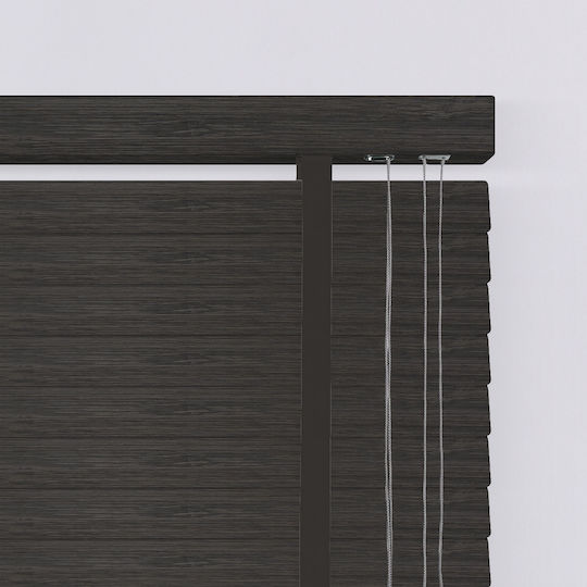 BetterHome 805609 Στόρι Σκίασης Ξύλινο σε Καφέ Χρώμα Π160xΥ80εκ.