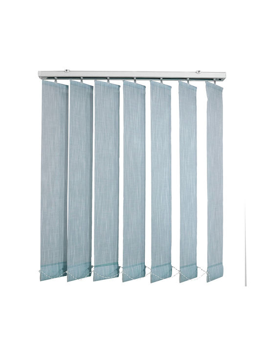 BetterHome 621006 Stoff-Jalousie in Türkis Farbe P100xH80cm