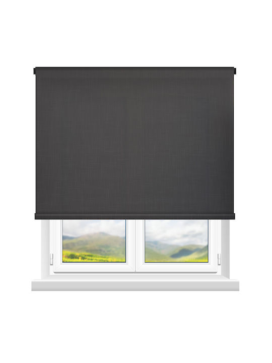 BetterHome Roller Blinds 479003 Partial Blackout Black W140xH180cm MHB-7044-84-140x180