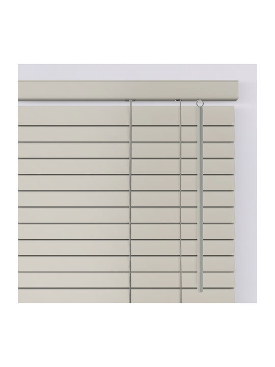 BetterHome 815283 Στόρι Σκίασης Ξύλινο σε Εκρού Χρώμα Π80xΥ160εκ.