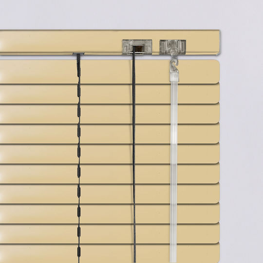 BetterHome 836197 Στόρι Σκίασης Αλουμινίου σε Μπεζ Χρώμα Π120xΥ80εκ.
