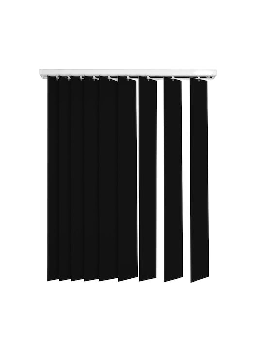 BetterHome 625090 Στόρι Σκίασης Υφασμάτινο σε Μαύρο Χρώμα Π140xΥ250εκ.
